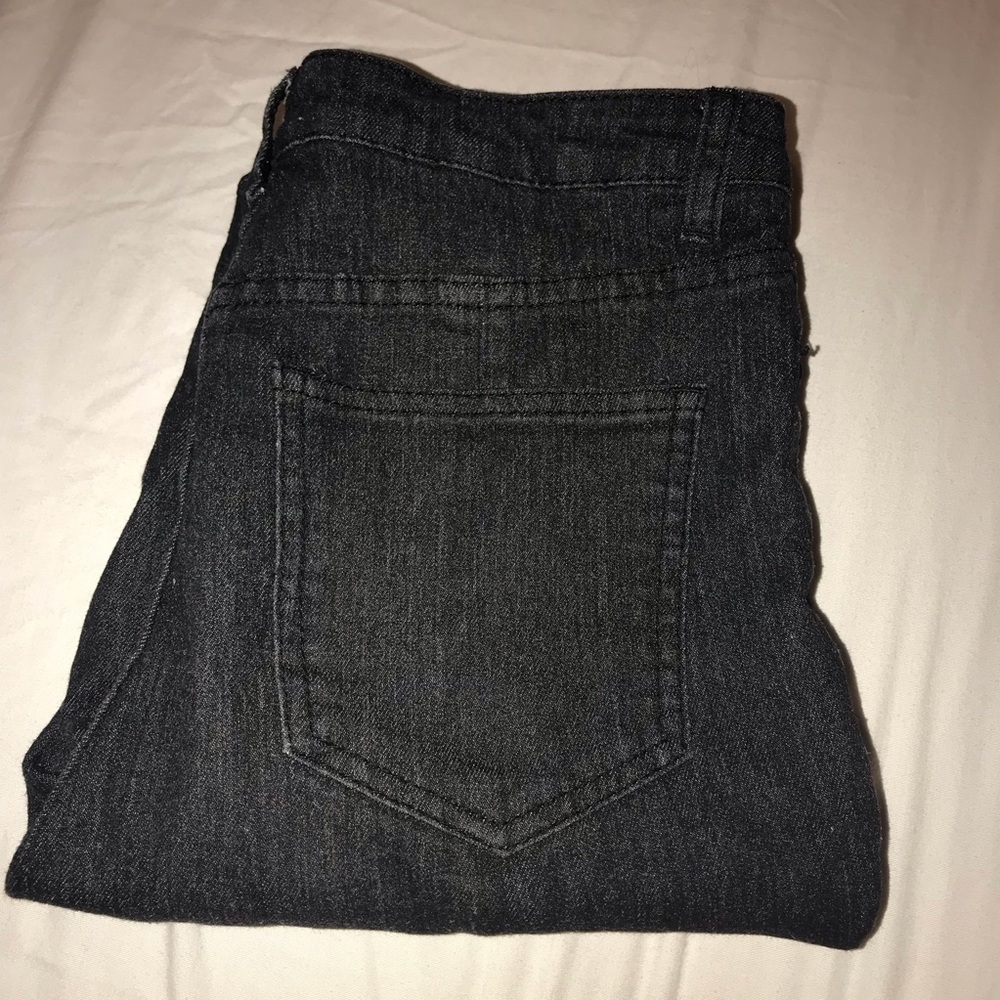 High waisted jeans